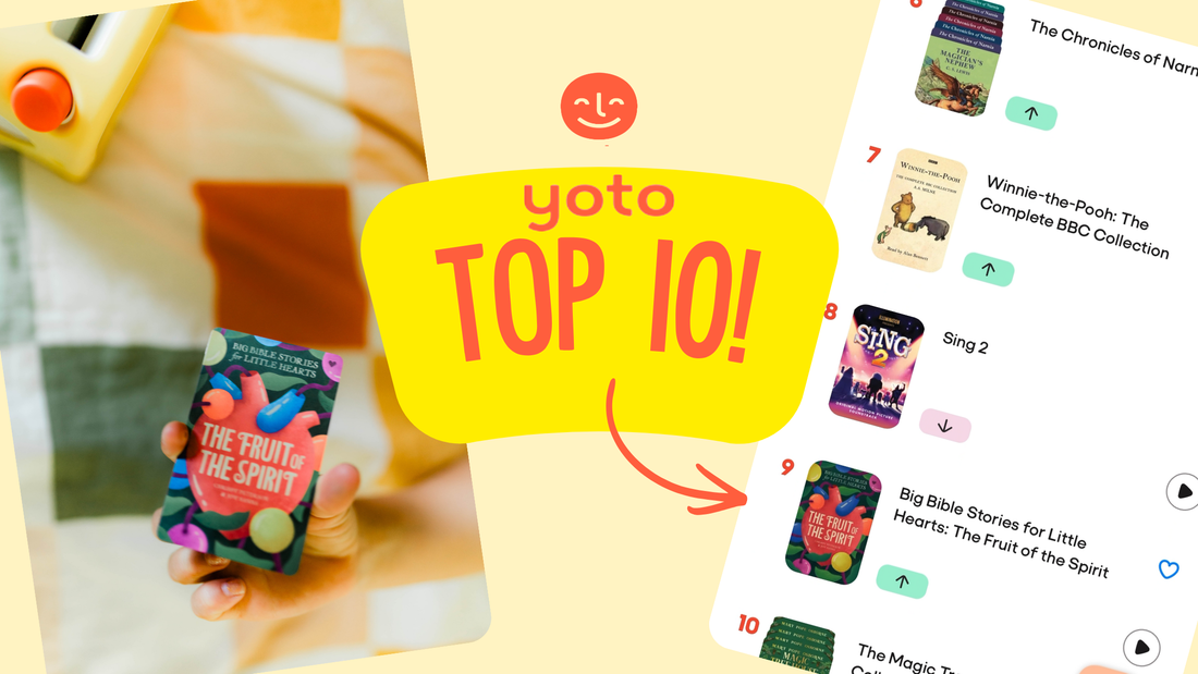 Big Bible Stories Hit the Yoto Top 10—and Why That’s Not the Part That Matters Most