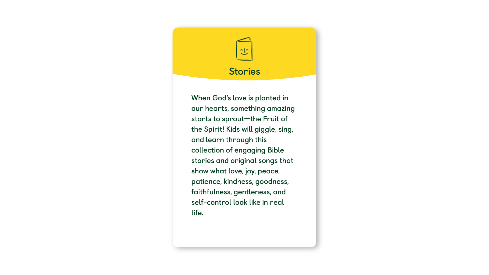The Fruit of the Spirit Yoto Card